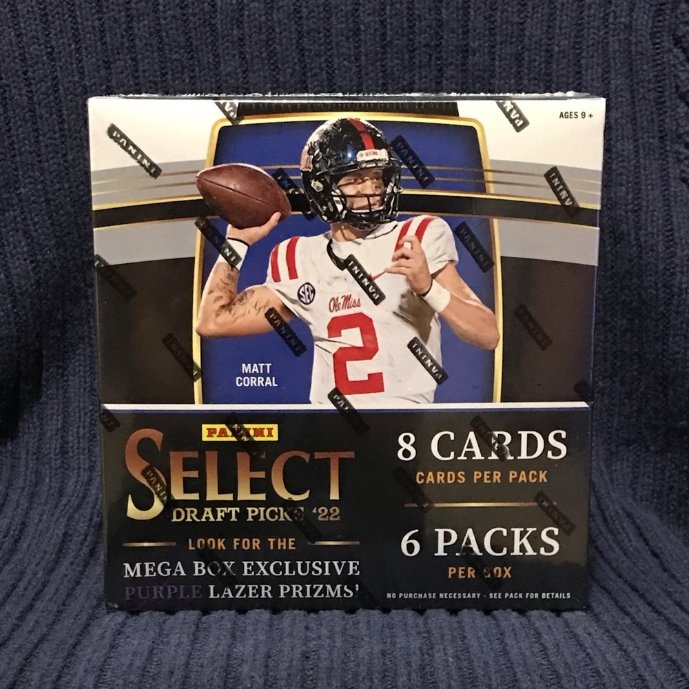 2022 Panini Select Draft Picks Football Mega Box